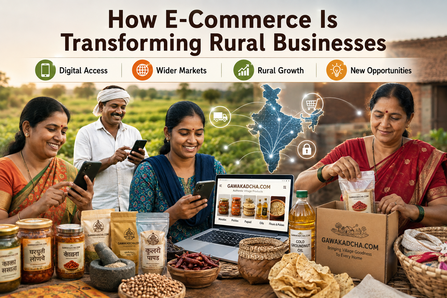 How E-Commerce Is Transforming Rural Businesses in India