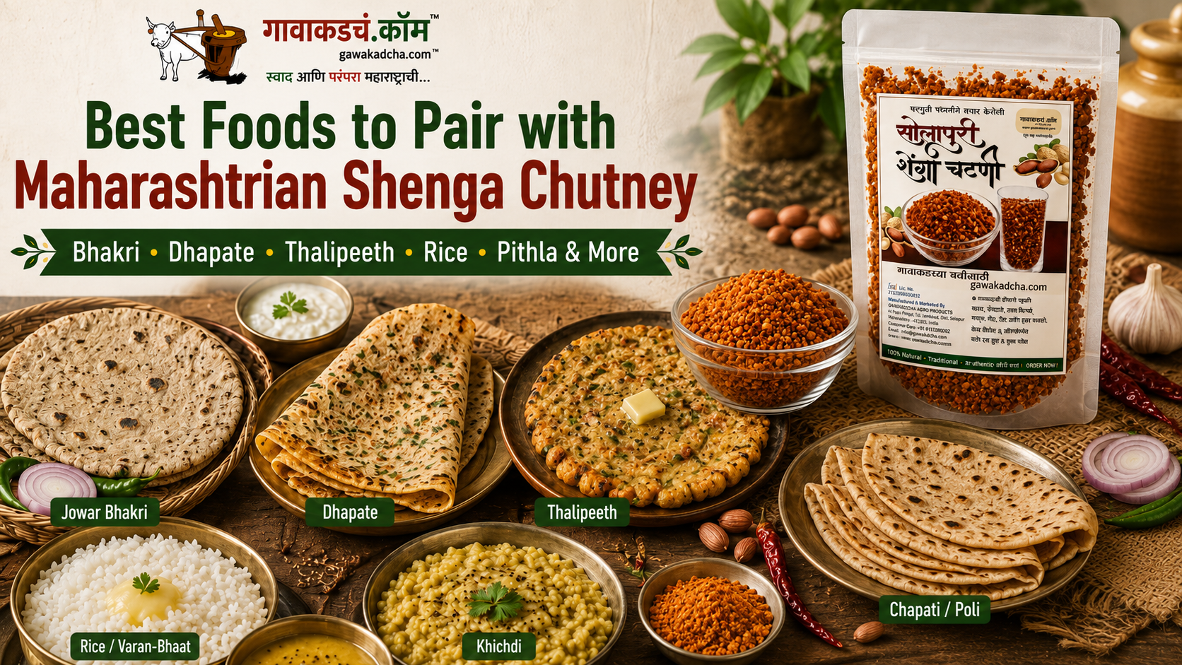 Best Foods to Pair with Maharashtrian Shenga Chutney