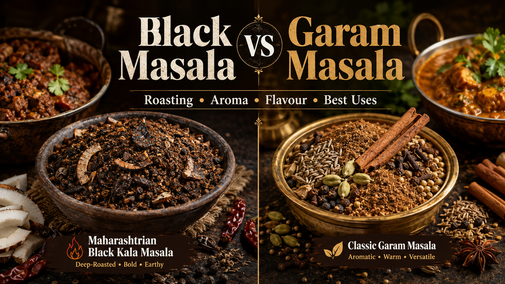 Black Masala vs Garam Masala: Key Differences