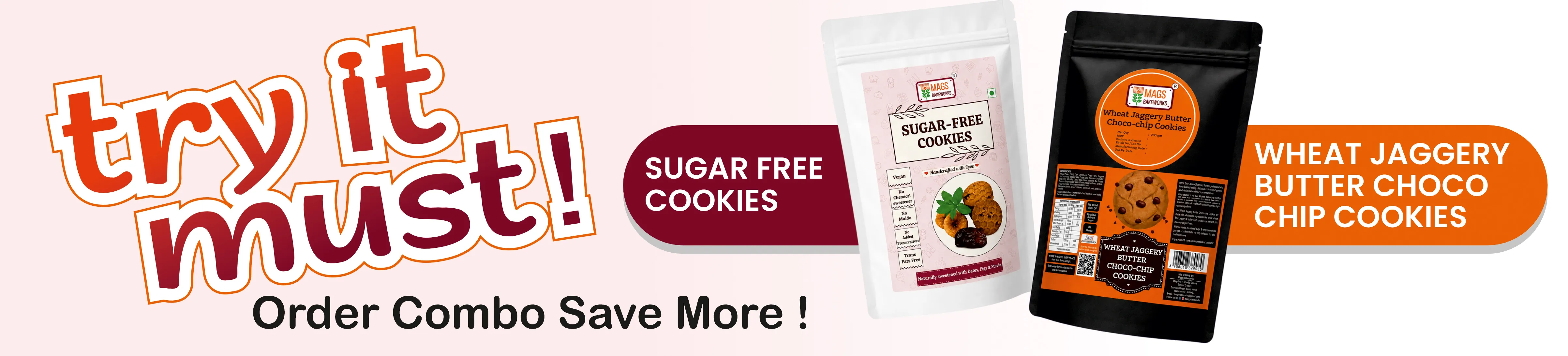 Gluten-Free Jaggery & Sugar-Free Cookies Combo | Gawakadcha